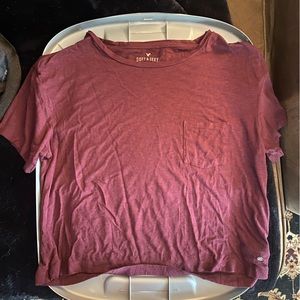 american eagle soft and sexy pocket tee